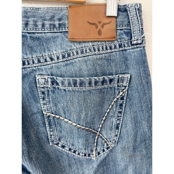 Wrangler Retro Jeans Mens 31x32 Slim Boot Cut Cowboy Rodeo Western Ranch Stretch - Picture 7 of 10